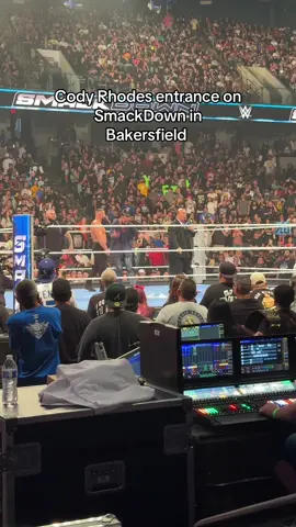 Cody Rhodes entrance on Smackdown in Bakersfield #WWE 