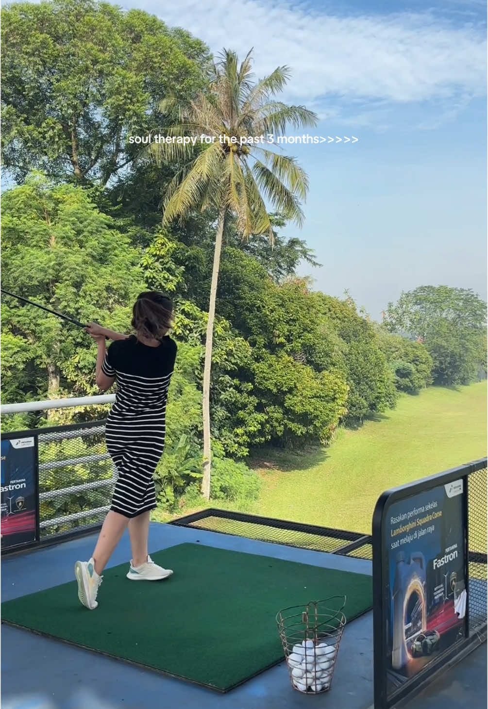 still improving yet have found peace in every practice day #kembangindyrimu #golfswing #golftiktok #ladiesgolfer #CapCut 