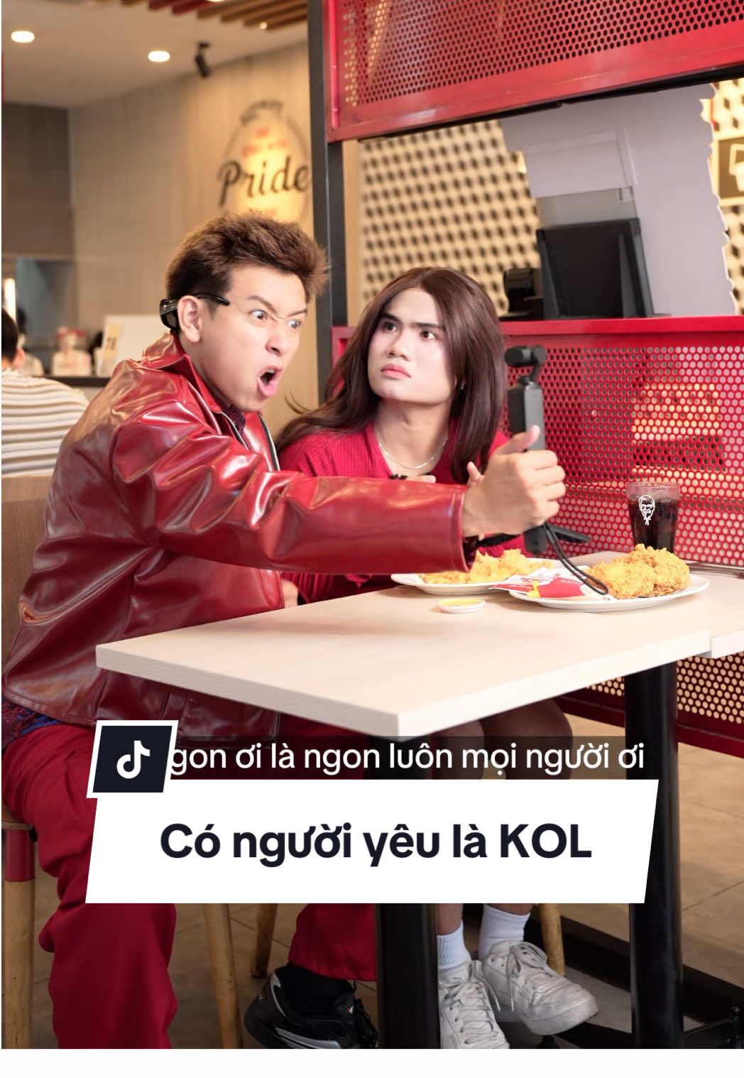 Có người yêu làm KOL kiểu #anhmatvuong #amvm                                                                                                                                                       #KFCVietnam #ChamLaMe #BungViDinh