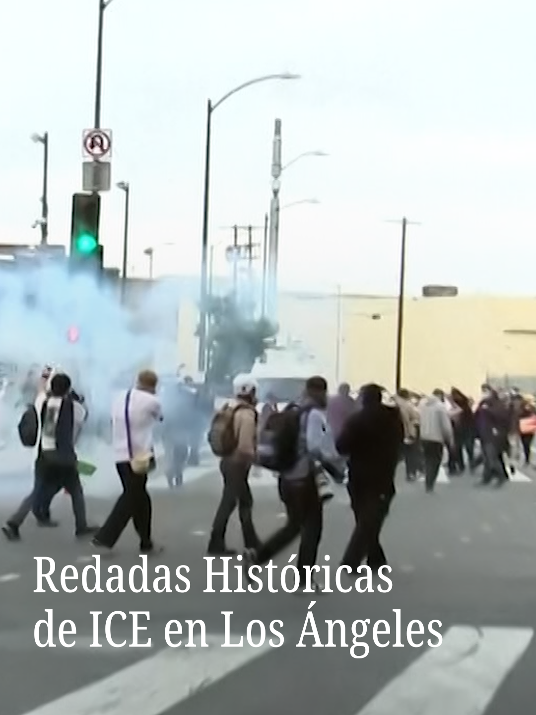 Los Ángeles, una de las principales ciudades santuario de migrantes en Estados Unidos, fue escenario de una redada histórica, en la que al menos 44 personas fueron detenidas.  #ICE #redadas #migración #inmigrantes #EEUU #estadosunidos #losangeles