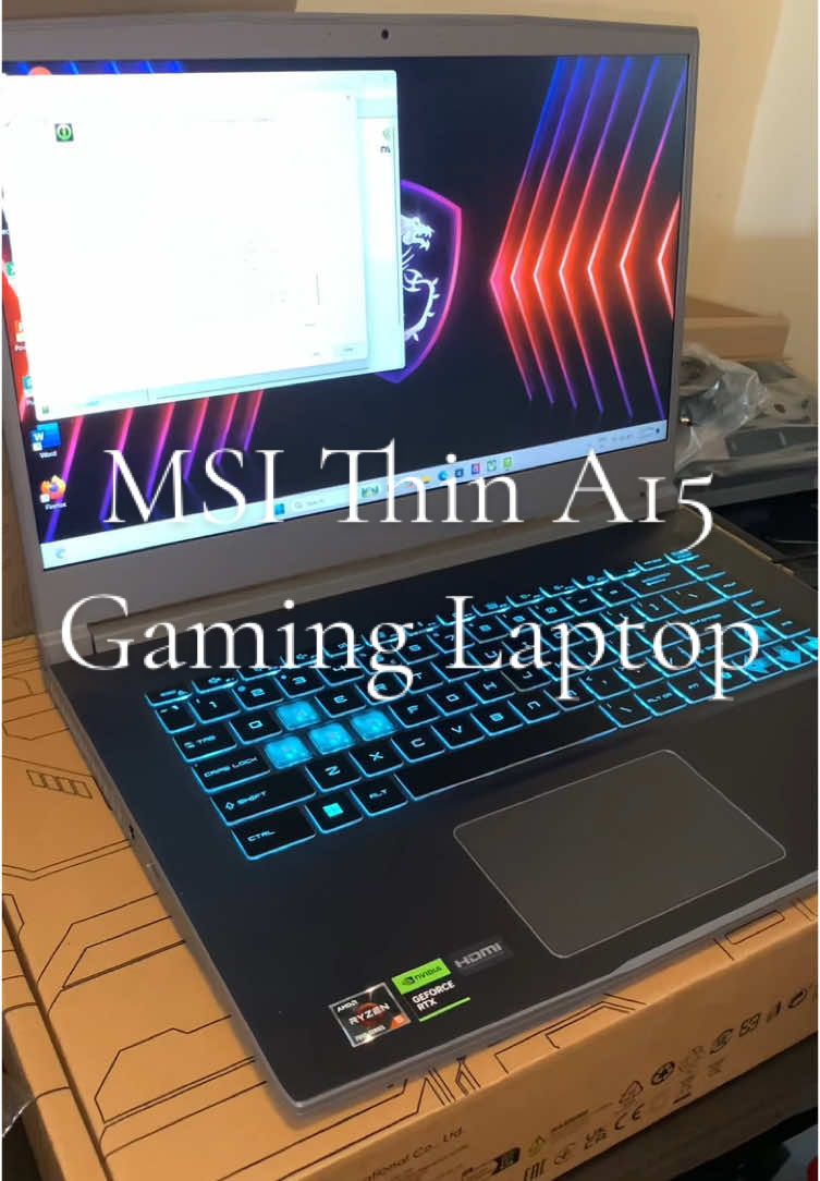 For Valo, Work from home, student, Video Editing and etc., #msi #msithin15 #gaminglaptop #msithina15b7ucx084ph #foryo #electronic #laptopgaming #workfromhome #studentlaptop #tiktokph 