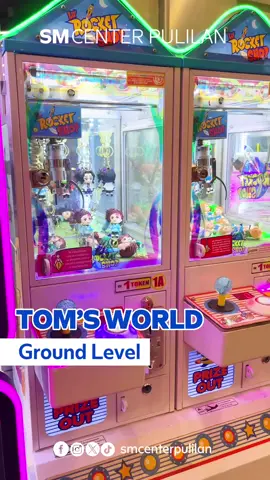 📷📷 Ready, set, CLAW! 📷  Try your luck at the Tom's World claw machine, now at the Ground Level of SM Center Pulilan! Cute prizes, big fun — will you be the next lucky winner? 📷📷  #EverythingsHereAtSM