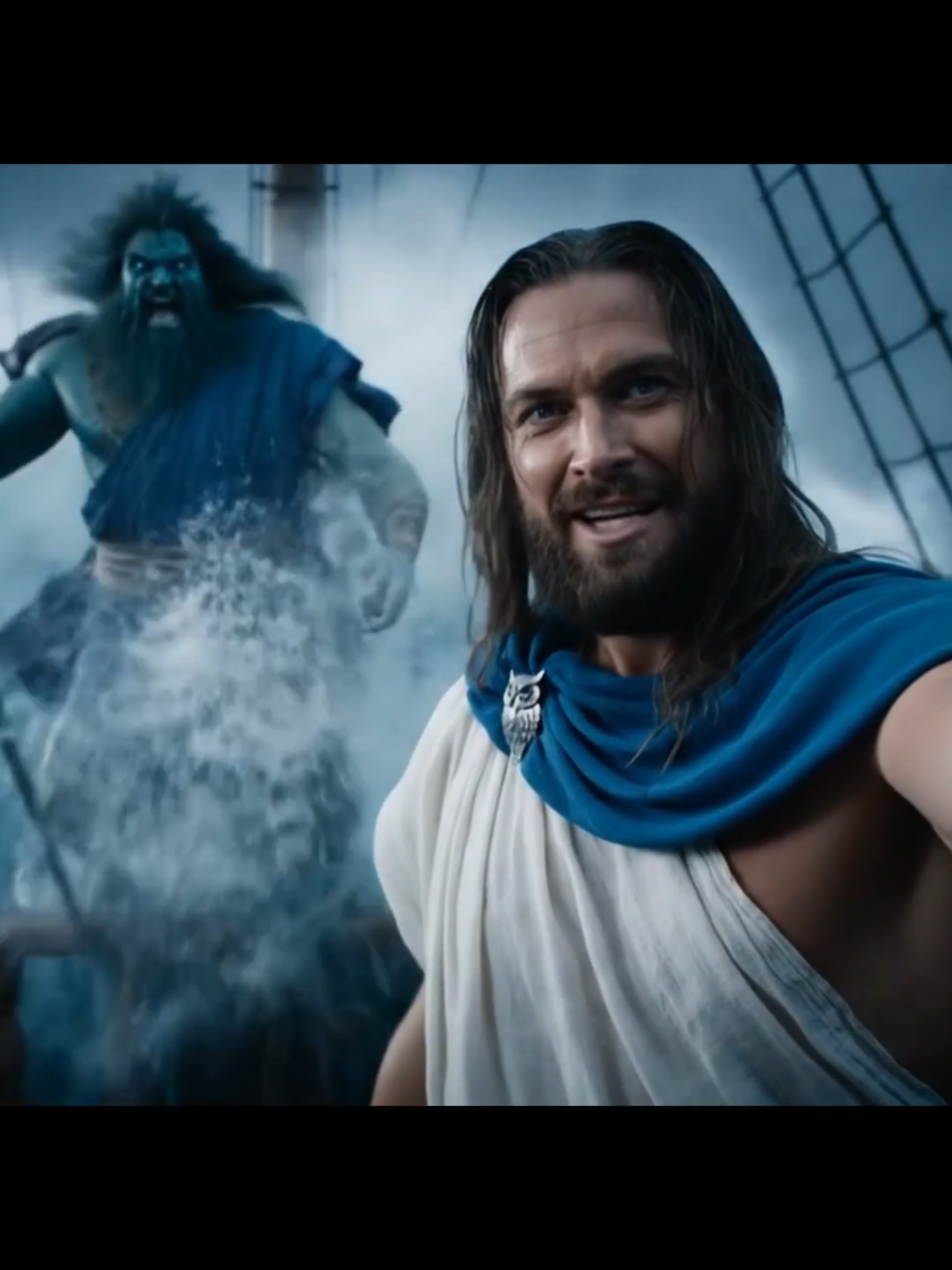 Ody Vlogs#3 his journey through a storm. #epicthemusical #odyssey #ai #aigenerated #vlogs
