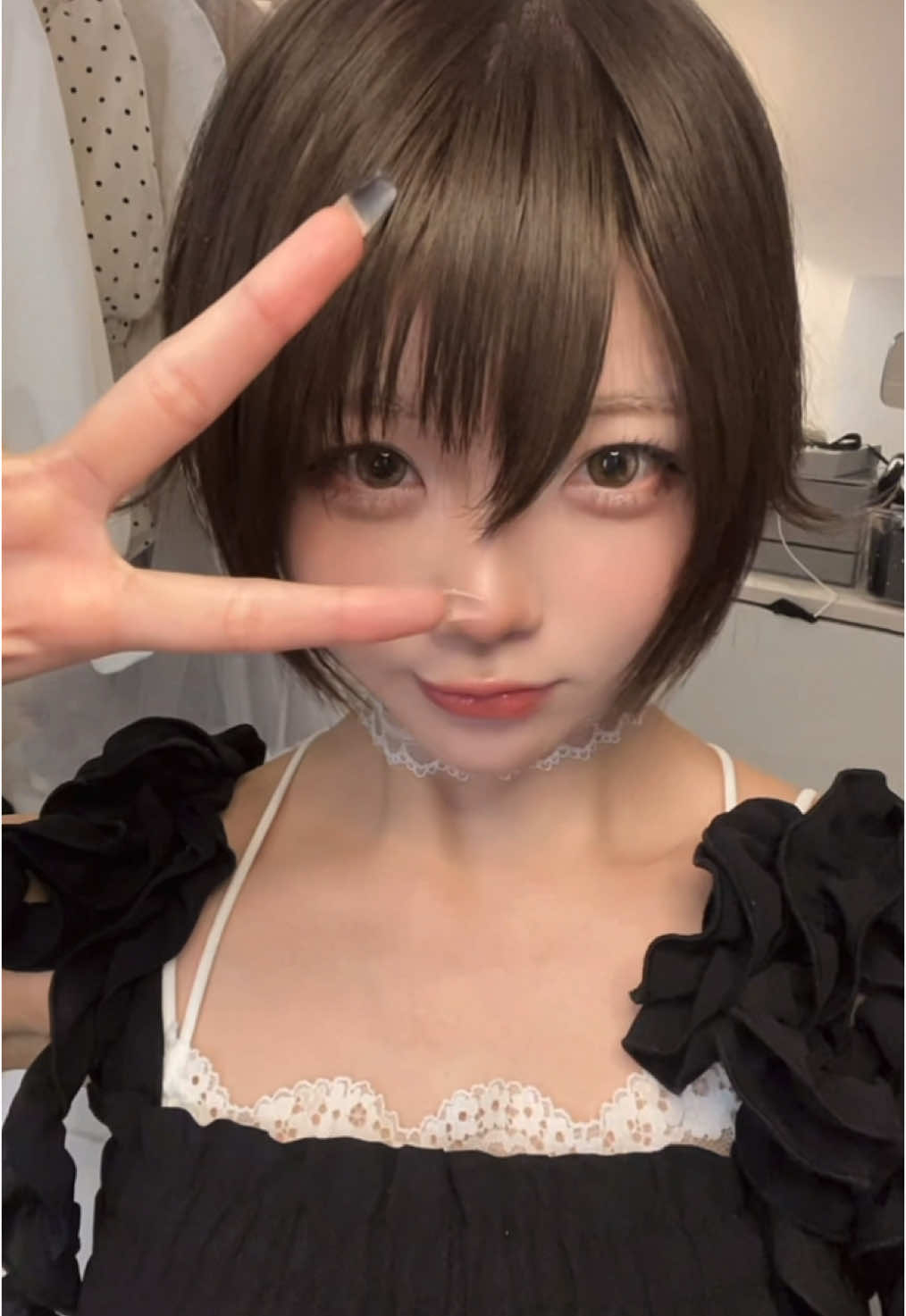 アニメ前髪かわいい(๑ơ ₃ ơ)✨カメラワーク好きってコメントみてうれしくなっちゃった〜😽🎀🎀🎀 #変身 