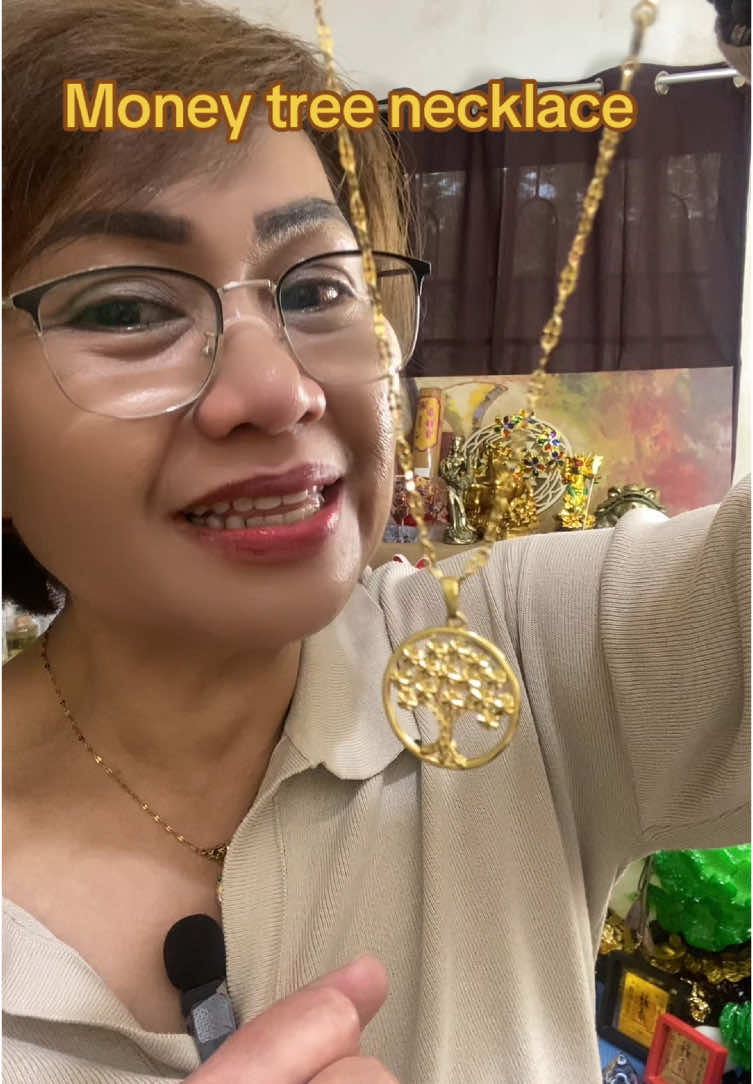 Money tree necklace a special amulet used to bring luck and fortune sa mga mag susuot nito, lalo na kung kyo ay may mga business at career na inaalagaan non tarnish po ito at hypoallergenic #moneytree #moneytreenecklace #amulet #luckycharm #tiktokshop #fyp 