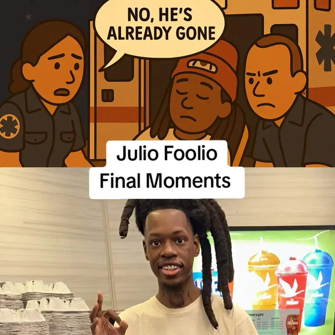 On June 23, 2024, Jacksonville rapper Julio Foolio was celebrating his 26th birthday in Tampa, Florida. Earlier that evening, police had forced him to leave an Airbnb due to exceeding the guest limit, so he relocated to a nearby Holiday Inn hotel. Around 4:40 AM, while Foolio was reportedly in the hotel parking lot, a vehicle pulled up and opened fire. He was shot multiple times in what authorities described as a targeted ambush. Emergency responders arrived quickly, but Foolio was pronounced dead at the scene. The attack also injured three others, though their injuries were not fatal. Just hours before the shooting, Foolio had been active on Instagram, sharing birthday posts and showing his location — which may have played a role in revealing his whereabouts. His death added to the ongoing cycle of violence in Jacksonville’s rap scene, where real-life street feuds have often spilled into music and social media. Police opened an investigation, but no suspects were immediately arrested. Thanks to all who waited for the next upload and thanks to the ones who requested for this one. I would've uploaded it sooner but there has been life problems in the background, plus generating all these images is a lot of work. A lot of you seem to like my past uploads and I thank you all for that. I'm constantly trying to make the styles and storylines better. You can request your own but just know you wouldn't immediately see it because these takes a lot of planning and time to make. Thank you all for your support and RIP FOOLIO 🕊️. #foolio #juliofoolio #6block #jacksonville #florida #rapper #story #storytime #gunviolenceawareness🧡🧡🧡 #rip #legend #tribute #fypppppppppppppp  #fyppp #virał 
