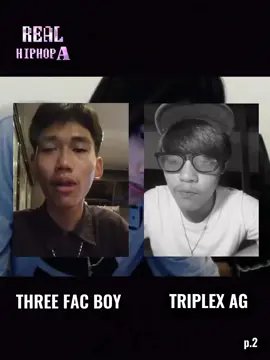 @TRIPLEX AG @THREE FAC BOY p.2 เดือด🔥 #♠️ #hiphopmusic #foryou #rapper #เพลงดิส #hiphop 