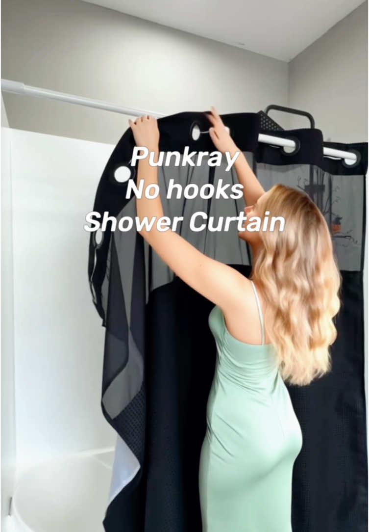 Hang,smooth easier,this awesome #nohook #showercurtain #punkray #tiktokshopsummerturnup #fathersdaygift 