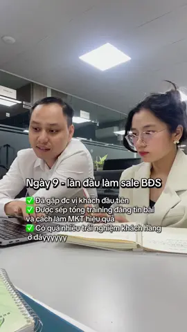 Hành trình làm Sale Bố Đếch Sợ - Day 9.  Hôm nay là một ngày vui hơn những ngày khác. Trải nghiệm gặp khách lần đầu gặp khách buồn cừi lắm. Lan toả năng lượng này tới các bác iêu #bđs #mieu #lamieu #xuhuong #viral @Chinh - Hiểu Đúng Làm Dễ 