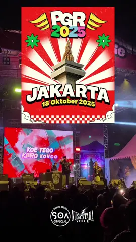 Siap siap jakarta kita seru seruan lagi di bulan oktober yaa @Pekan Gembira Ria 🙌🔥 #pgr #pekangembiraria #jakarta #soaofficial #nusantaravoiceid 