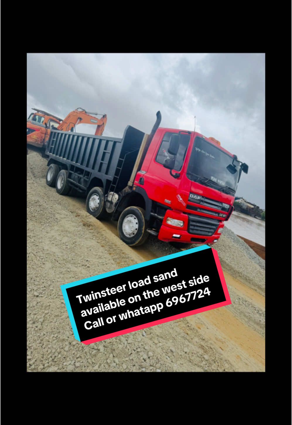 #yungmafiaatrucking💯🤘#twinsteer‼️load sand on the west side#call or inbox on WhatsApp#6967724 @Elian Ganesh @🤘Bad Charge 🤘 @🥰EISHAN MOHAMED 🥰 @raj 