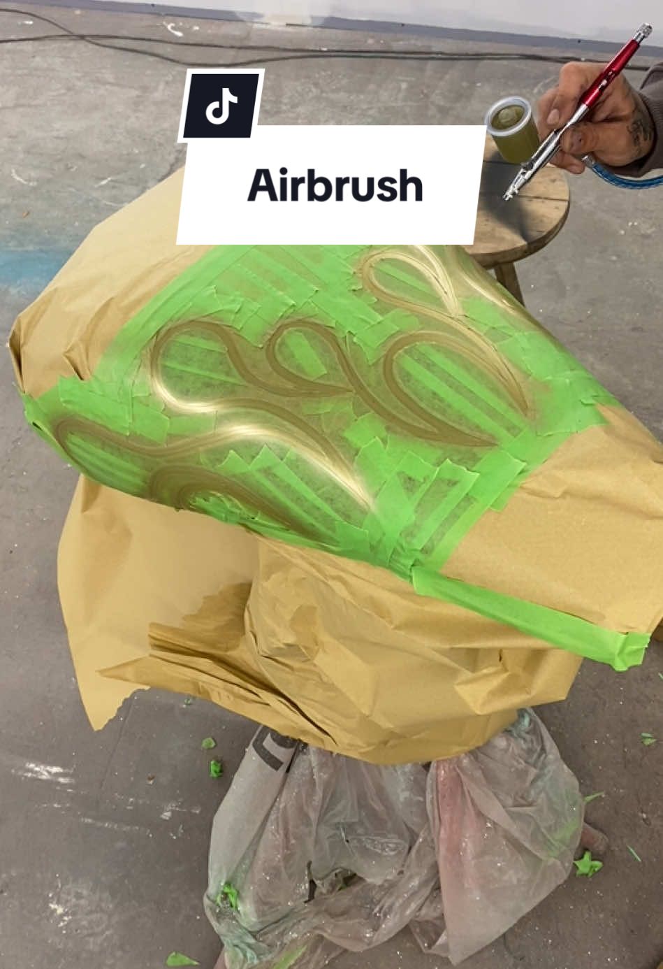 Airbrush #gunslingerspeedshop #airbrush #painting #custompaint 