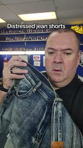 Distressed jean shorts offer a unique blend of comfort and rugged style.  The worn look adds character and a touch of rebellion to any summer outfit.  They're perfect for casual outings, from backyard barbecues to weekend adventures.  Pair them with a simple t-shirt and sneakers for a relaxed vibe. The timeless appeal of distressed denim ensures they'll remain a wardrobe staple for years to come. 😎👖🔥 #Fashion #Summer #Style #Denim #Shorts #Outfit #Casual 