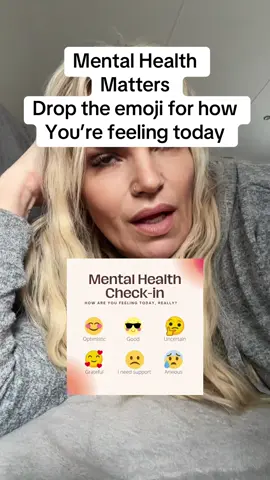 Mental health check in! drop the emoji as to how you’re feeling today #MentalHealth #mentalhealthmatters #support #loveandpositivity #thinkpositive #youareloved #youareenough #goddess #youmatter 