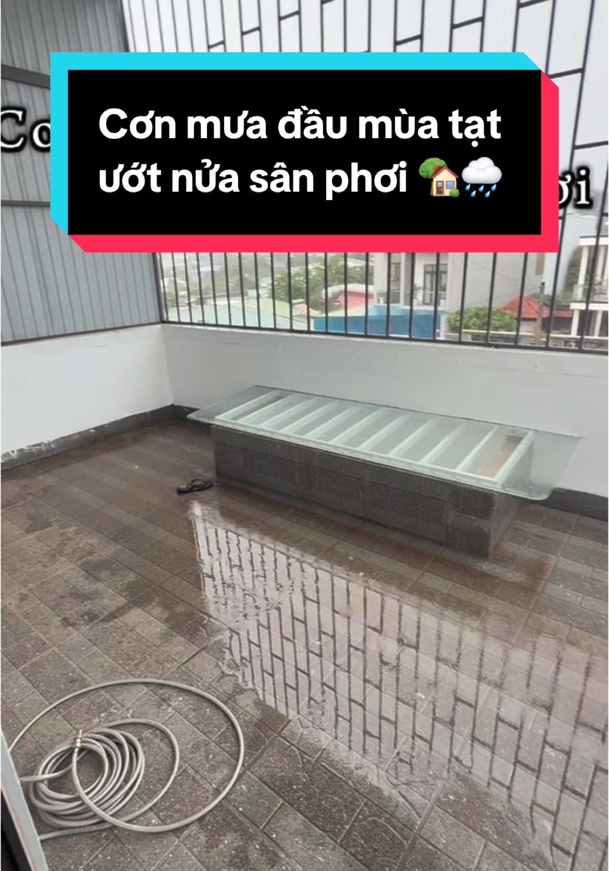 Làm mái che sân phơi lần 2 🥲 #Home #newhome #xaydung #thietkenhadep #thietkenoithat #myhome #house #homedecor #nhadep 
