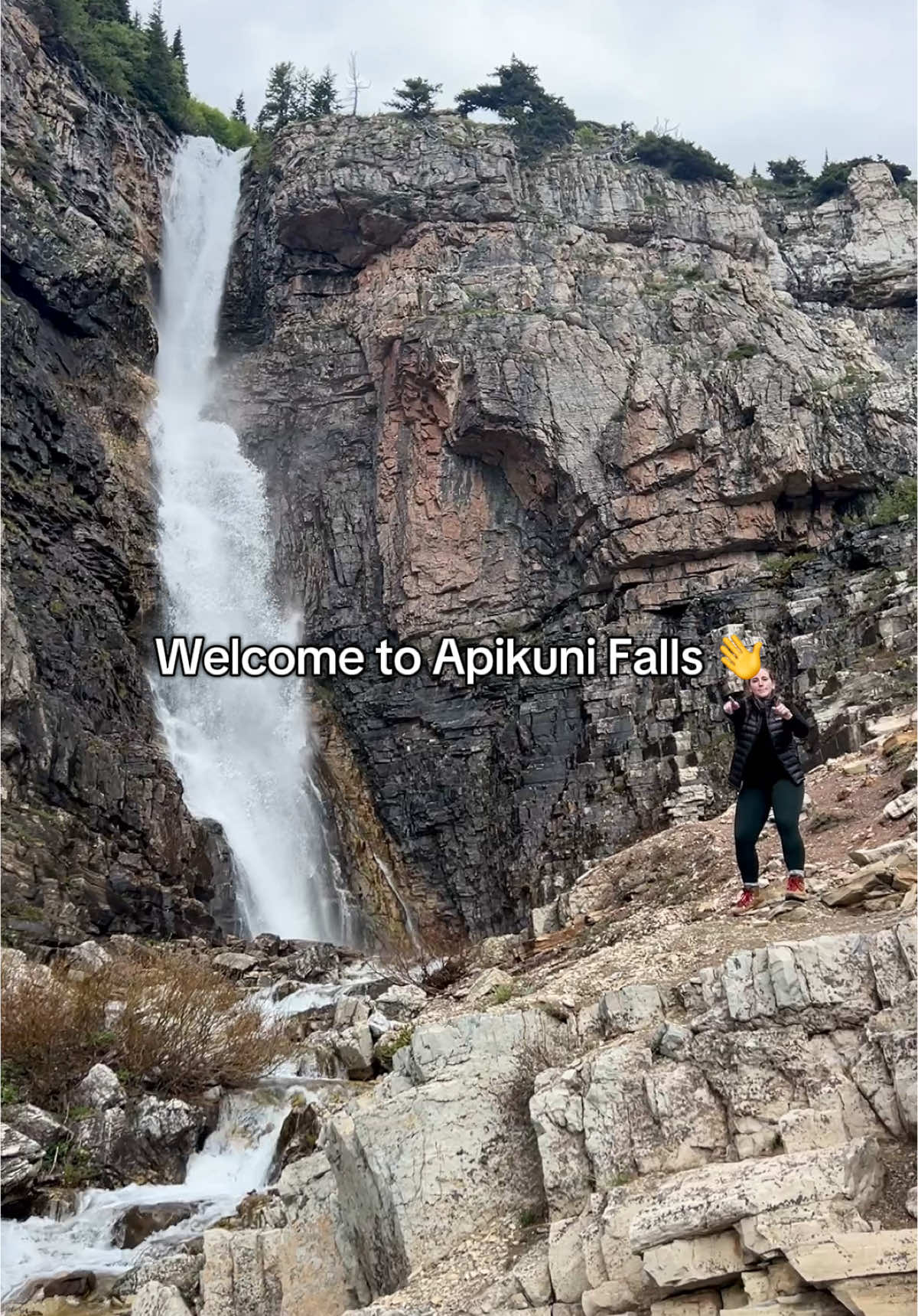 📍Apikuni Falls  1 miles (one way) 640 ft of elevation  I really esnjoy this hike, but it can be an ass kicker if you’re expecting something short and flat. The views overlooking Many Glacier are stunning and the falls were gorgeous! Many people summit and go above the falls, but I am not many people 🙂  #glaciernationalpark #waterfall #waterfallchaser #manyglacier #aesthetic #hikingculture #outdoorexploration #womenwhohike #nationalpark #hikewithme 
