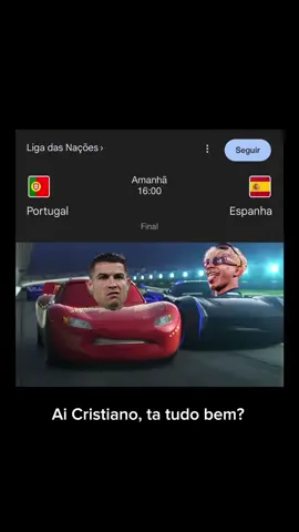 E no fim, a final virou um filme da disney☠️ #cars #carros #disney #portugal #lamineyamal #cristianoronaldo #mcqueen #storm #espanha #futebol 