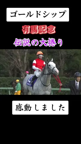 #ゴールドシップ #有馬記念 #泣かせるし笑わせるし 凄い馬 #感動しました