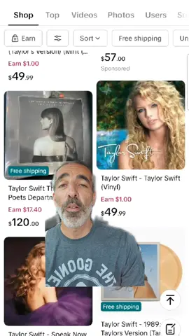 Which Taylor Swift Vinyl is overpriced in the Tiktok Shop? #taylorswift #vinyl #tiktokshop 