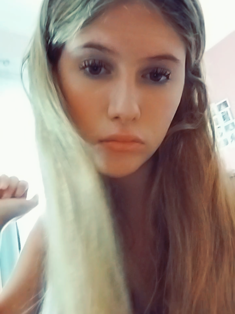 wett hair 