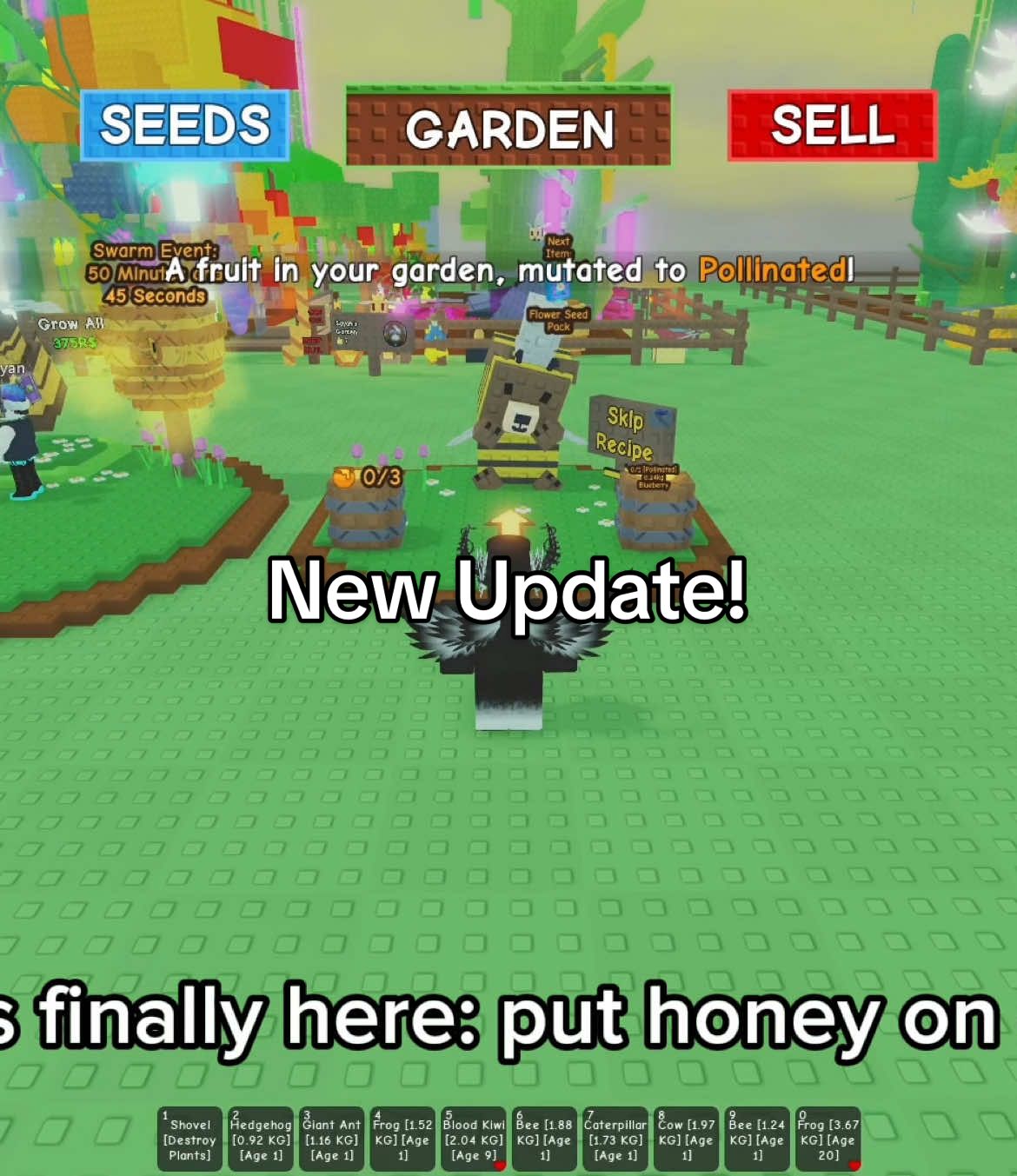 Showing what’s new in the update #fyp #viral #video #roblox #growagarden #event #meme #funny #update #buff #finaly #newupdate #new 