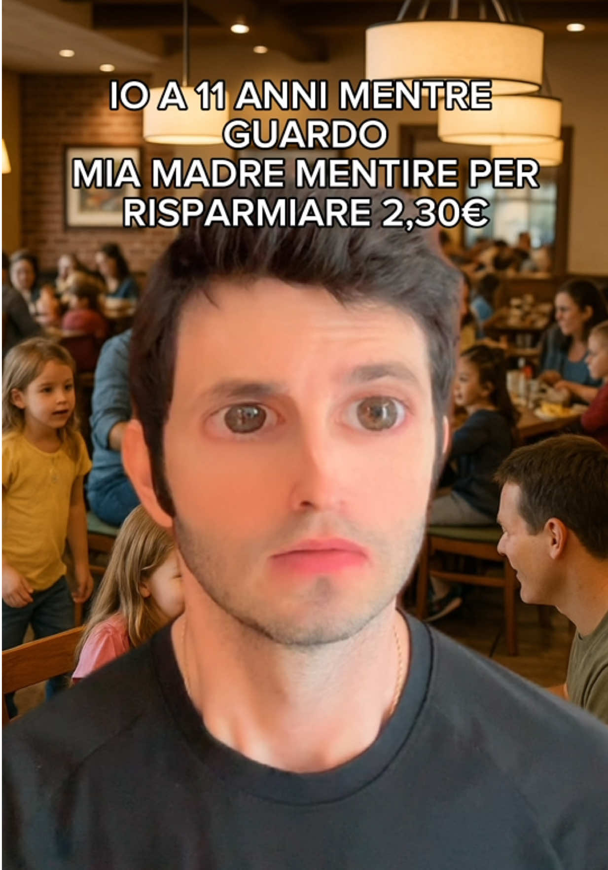 “ABBASSATI LI MUERTI TEUE!!” #mamma #ristorante #menubimbi #imbarazzo #famiglia #stevemozz 