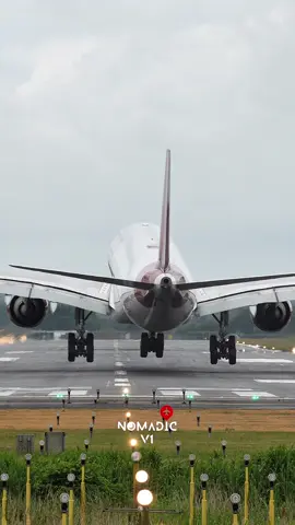 Airbus A340-600 creating a storm 🌪️  . #a340_600 #airbus #a340 