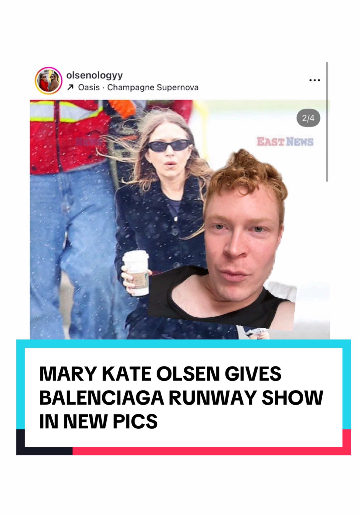 These pics are all from some obscure media outlet called “Out East” that I can’t find any information about online but I have to assume they specialize in Hamptons based paparazzi pics which is a niche I know far too much about #olsentwins #nyc #tevas #therow #haileybieber #y2k #greenscreen 