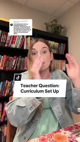 Replying to @travypatty2003  When it comes to curriculum, a lot of schools have some kind of program or textbook for teachers to follow or use as a reference. That can be super helpful, ESPECIALLY if you’re a new teacher, because it gives you a solid starting point and a general idea of how to set up your class. If you’re in a more rural area, or if you’re the only teacher for your grade or subject (which is often the case for elective teachers), you might not have a set curriculum. If that’s the situation, I recommend googling “scope and sequence” along with your course name, grade level, and state. You’ll probably find examples from other schools that show how they plan out the year, which can be a great starting point.  If you have specific questions about curriculum (or anything else), feel free to drop them in the comments. There’s a lot that goes into figuring out and building a standards-based curriculum, but hopefully this helps you get going in the right direction. #teachersoftiktok #newteacher #firstyearteacher #teacherquestions #curriculum #backtoschool #classsetup 