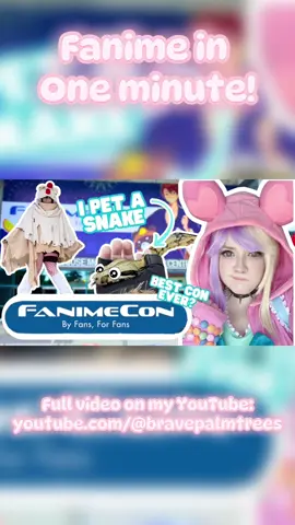 Fanime vlog is up!! You can find it under bravepalmtrees on YouTube if ya wanna watch hehe . . #cosplay #fanime #fanime25 #Vlog #fyp #fypシ 