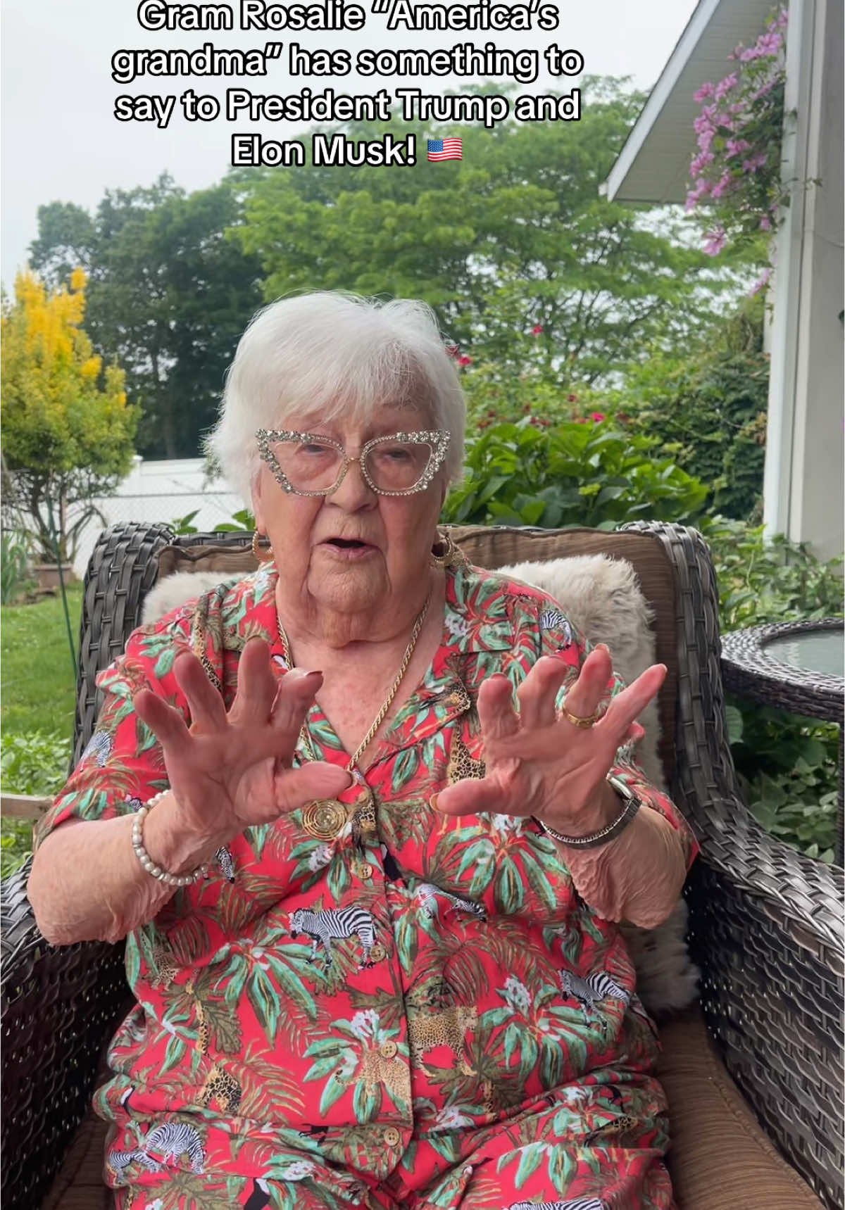 Gram Rosalie Cianelli from Connecticut has something to say to President Trump and Elon Musk #presidenttrump #maga #elonmusk @President Donald J Trump @Team Trump @Make America Great Again @donaldjtrumpjr @Lara Trump @NEWSMAX @Fox News @WTNH News 8 @Charlie Kirk 