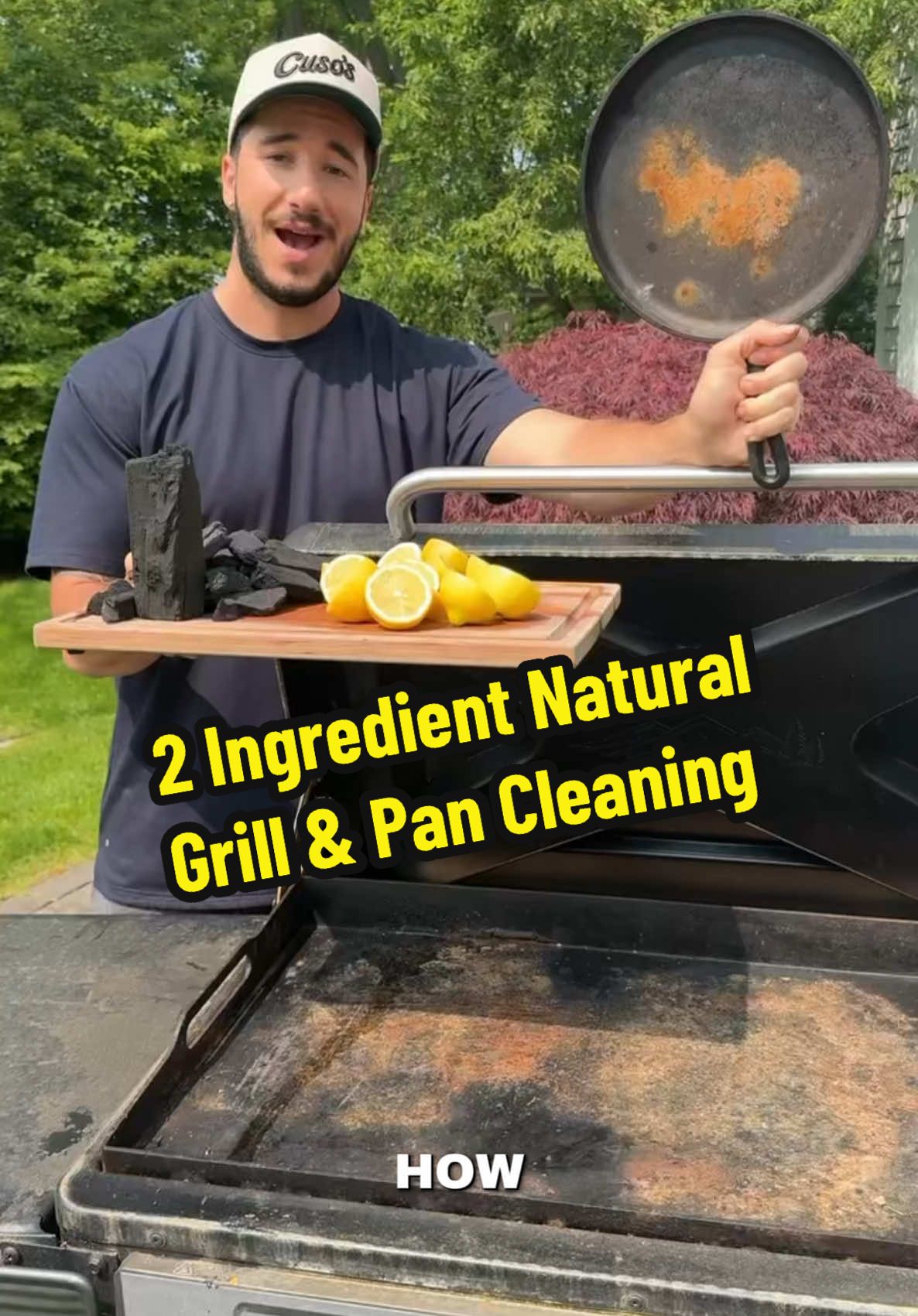 2 Ingredient Natural Grill & Pan Cleaner 🫡 