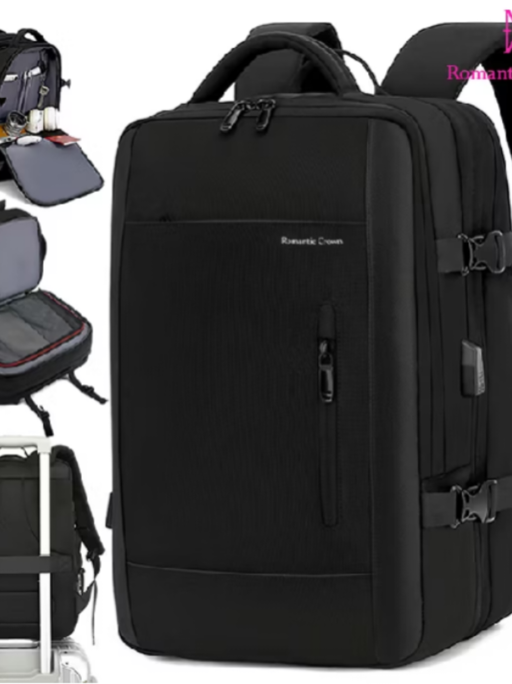 🎒 Mochila Executiva 3 em 1 - Estilo, Praticidade e Segurança em um só produto! Ideal para viagens, trabalho ou estudos, essa mochila da Romantic Crown oferece múltiplos compartimentos, espaço para notebook, entrada USB, alça para malas e design antifurto. ✨ Conforto ergonômico 🔌 Conectividade com entrada USB 🧳 Compatível com malas de rodinha 💼 Visual moderno e discreto ✅ Perfeita para quem vive em movimento! Garanta já a sua! 💼✈️