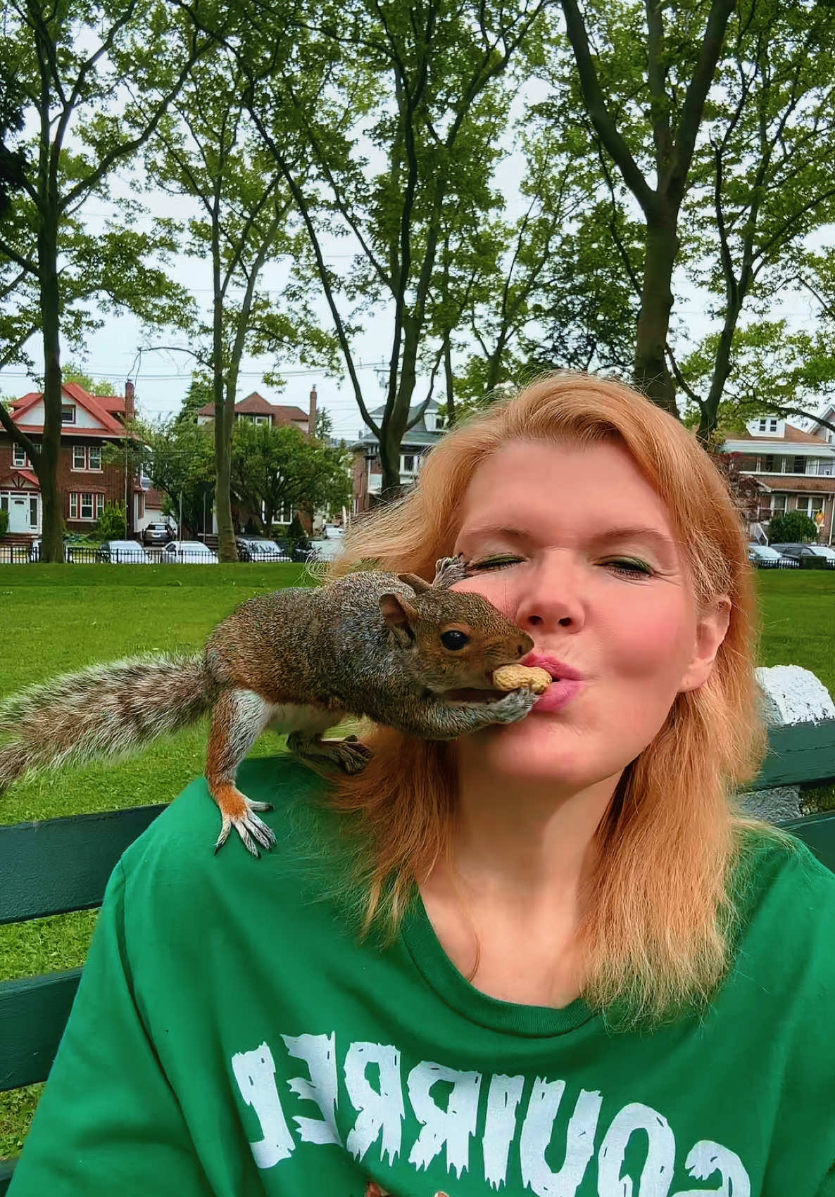 Squirrel Whisper Cynthia Beaumont feeding wild squirrels in the park peanuts with her teeth! Please like subscribe share &comment. #SquirrelWhisperer #Squirrel #CynthiaBeaumont #Chipmunk #NewYork #NewJersey #Hollywood #LosAngeles #London #AnimalFacts #TikTokLearningCampaign