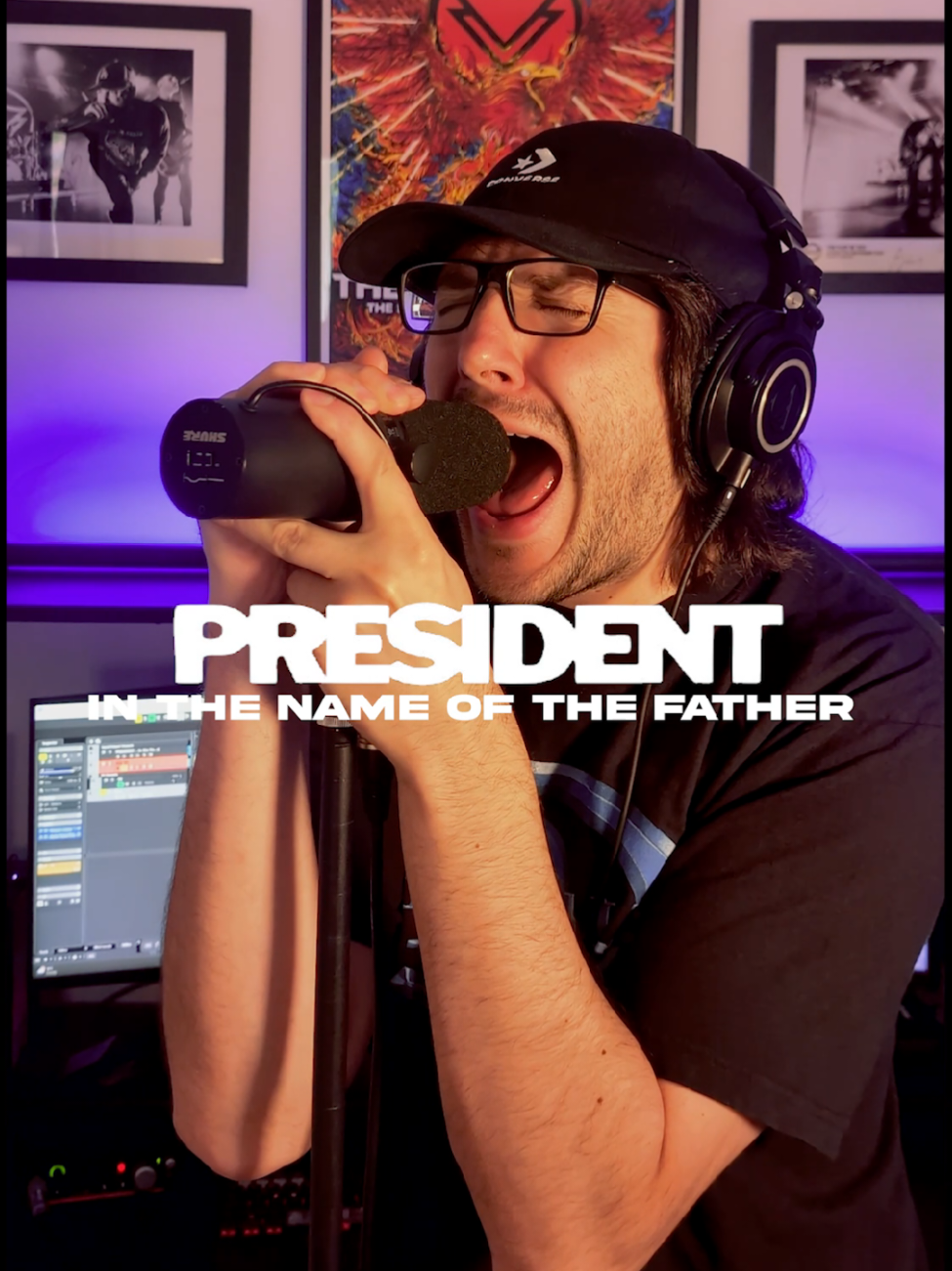 PRESIDENT - In The Name Of The Father BEEN A MINUTE. Who's catching these at Download next week? 🔥 #president #presidentband #vocalcover @PRESIDENTBAND 