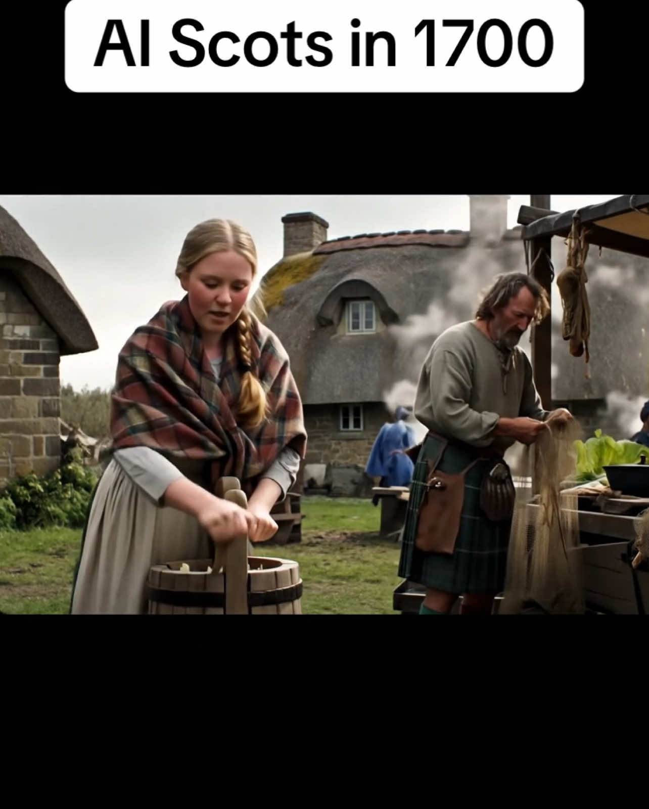 I have asked AI to show my the lifestyle of Scots in 1700?#ai #Scotland #scots #scotsman 
