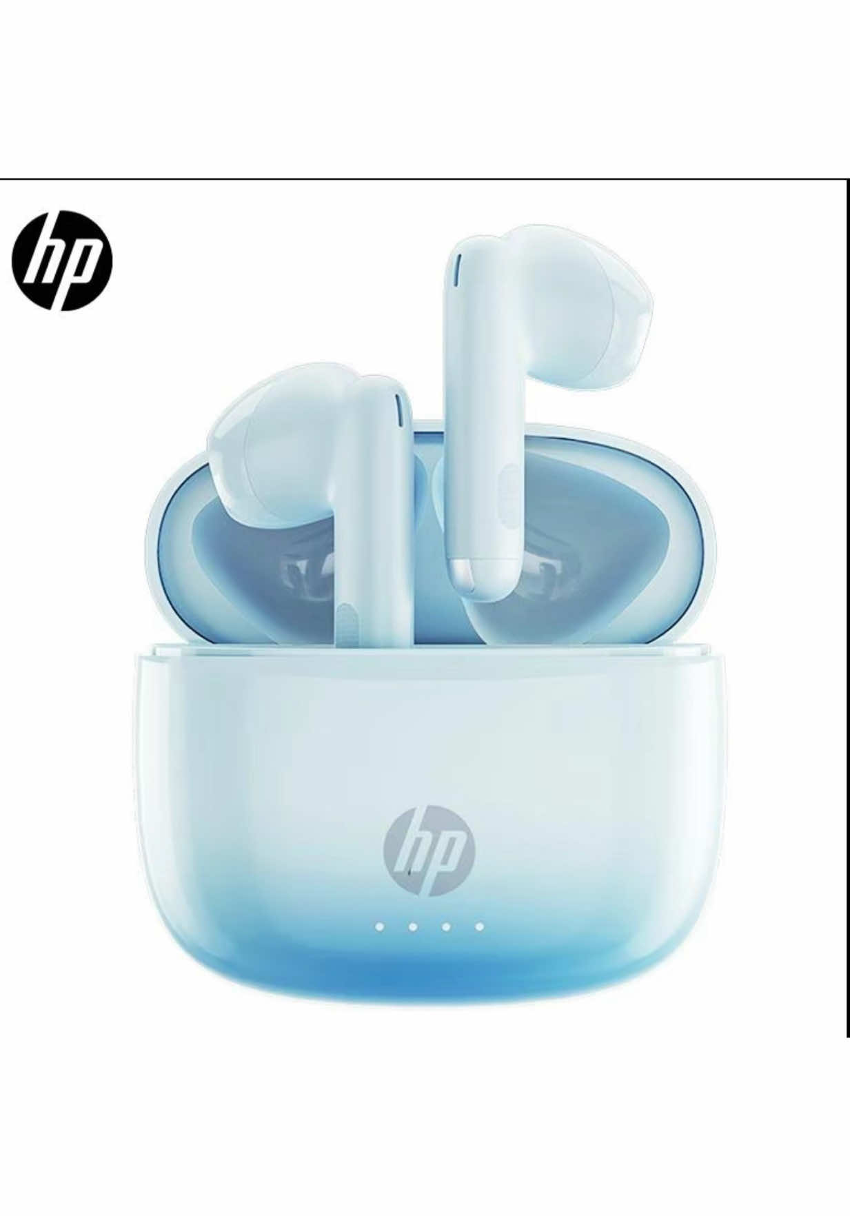 HP Wireless Audio Earbuds, Semi-in-ear Design Noise Cancelling Headphones, Stereo Bass Earphones, IPX4 Waterproof Sports Headset, Electronic Audio Product, Wireless Headphones