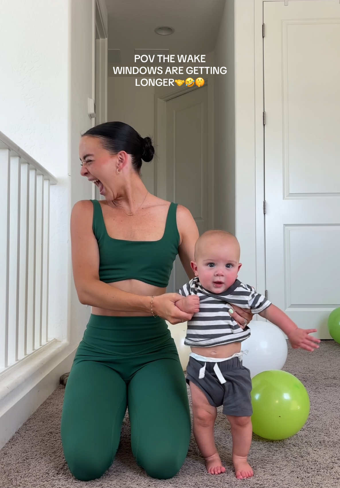 He really said🦩🦩🦩🦩🤣entering my fav baby stage ever 6 months🥹 #momsontiktok #momlife #motherhood #dowelookalike? 