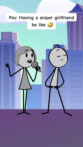 Having a sniper girlfriend  be like 🤣 #blockblast #hungrystudio #viral #foryou #relatable #humor #darkhumor #jokes #meme #animationmeme #funny #animation #Relationship #dating 