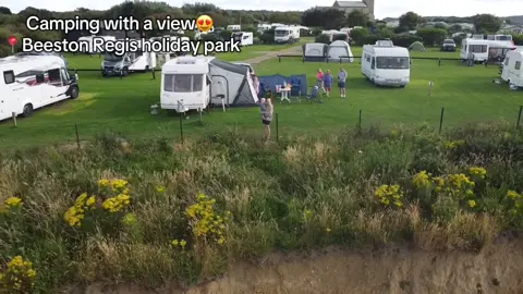 Our fave place to go with the caravan😍              #camping #caravan #fyp #foryoupage #campinglife #sea #beachvibes #seaview #sheringham #cromer 