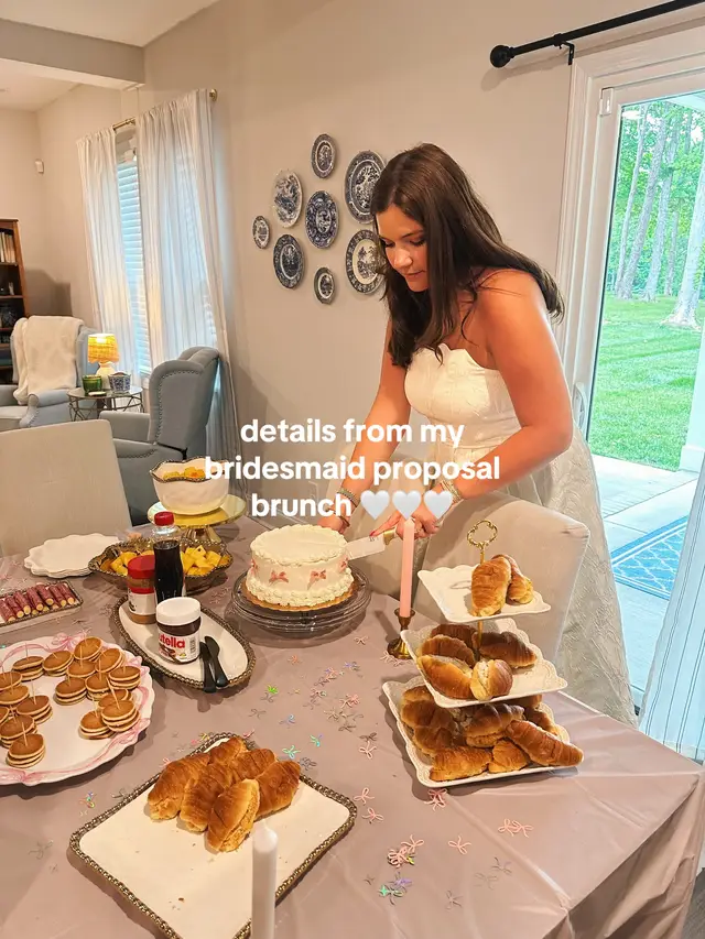 hosting is my love language && i got to host my favorite girls !!! #bridalparty #wedding #2026bride #hosting #brunch #partydetails #tyingtheknot #fyp 