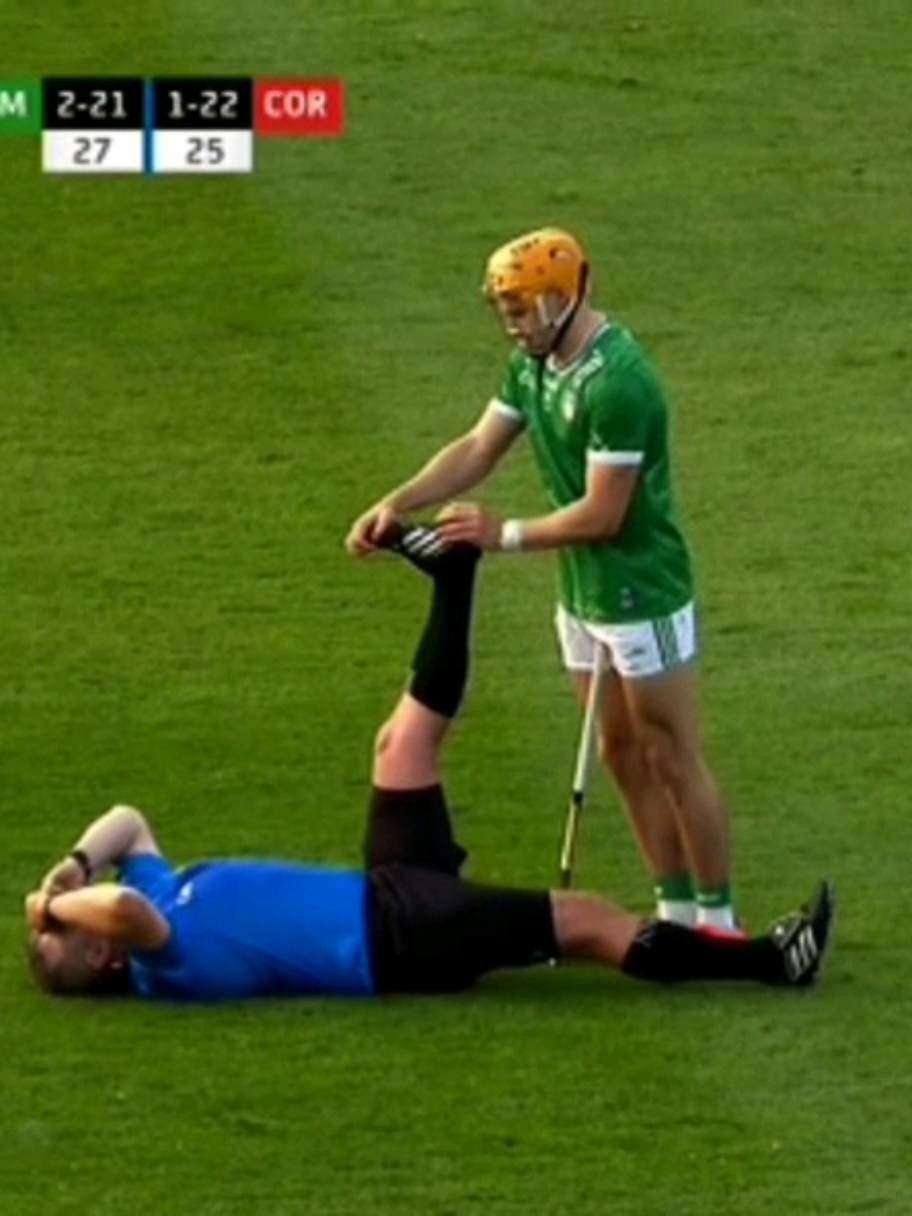 Cork Vs Limerick Munster Senior Hurling Final 2025 - Referee Got Injured #foryou #fyp #foryoupage❤️❤️ #gaa #cork #limerick #munstergaa #ireland #irelandtiktok 