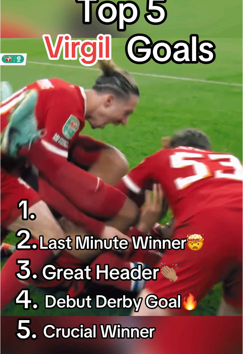 Top 5 Van Dijk Goals #vandijk #liverpool #PremierLeague #championsleague #footballtiktok #fyp #fürdich #lfc #tpk3100 