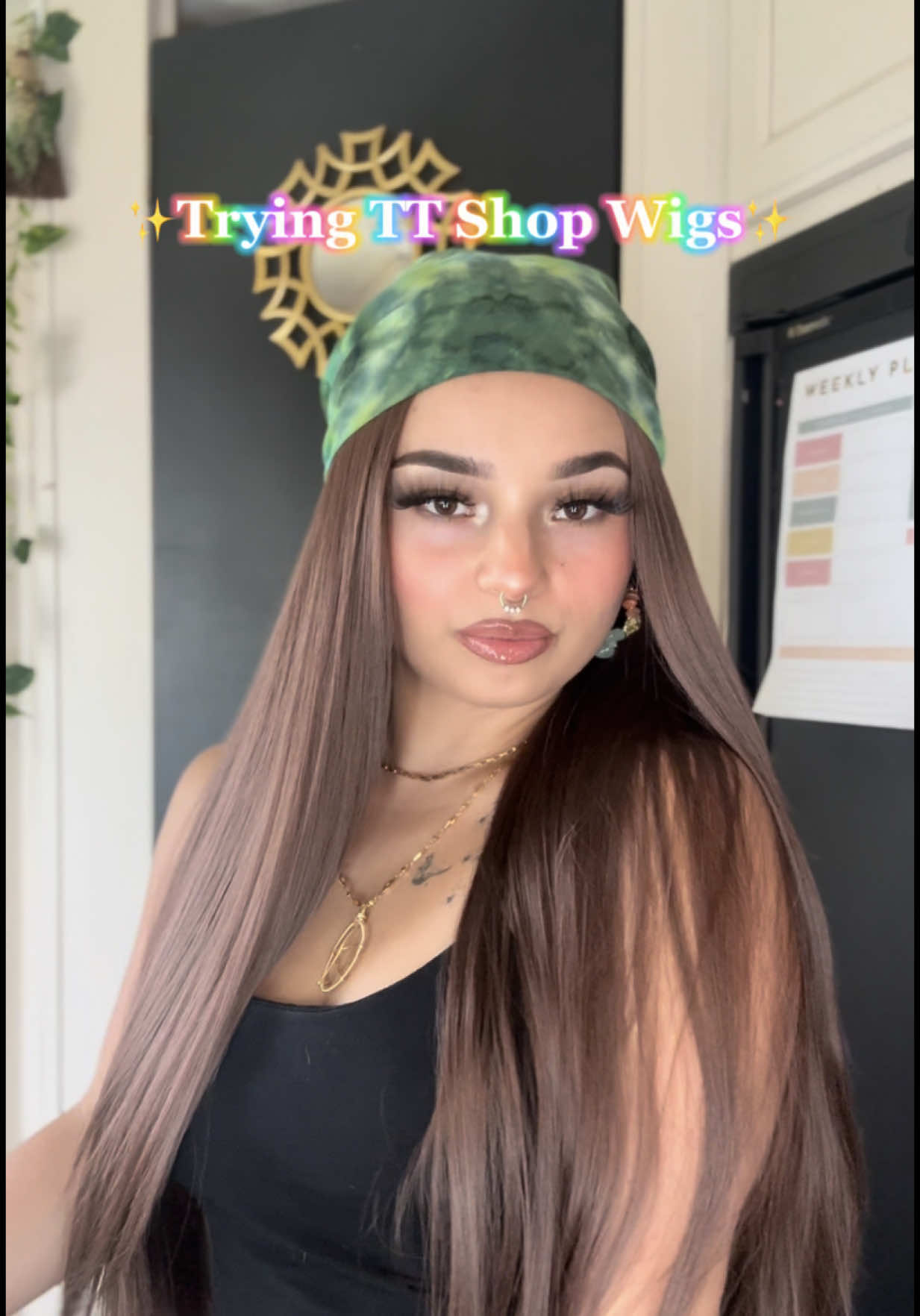 Now I’m debating if I want to get into wearing wigs on the regular 🤣🖤  #wigtok #lacefrontwig #wigtryon 