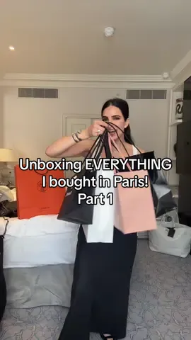 Part 1 of my Paris shopping🇫🇷🤍🤭#unboxing #haul #shoppinghaul #paris #shopping #chanel  #chanelrtw #hermes #hermesbag #hermesappointment #leatherappointment #alaia #alaïa #miumiu #miumiutop #vancleef #vca #vancleefarpels #luxuryunboxing #foryou #fypシ゚viral #designershopping #luxuryshopping @ChanelOfficial @Maison Alaïa @Miu Miu @CELINE 