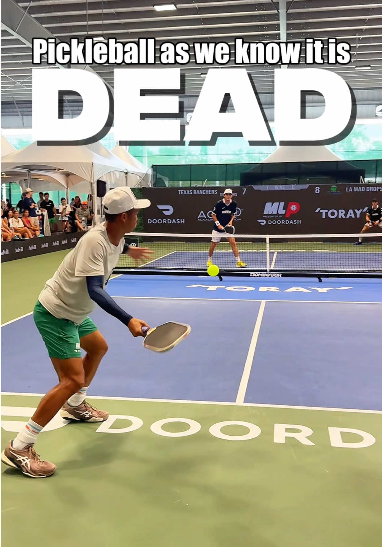 Two dozen shots and not a drop in sight. ⛽️ @Major League Pickleball #pickleball #pickleballhighlights #pickleballtiktok #pickleballplayers #pickleballcourt #pickleballpro #highlights #foryou #trending #thekitchen 