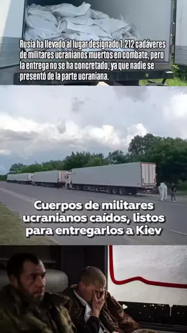 🇷🇺🪖🇺🇦 Estiman que la devolución de 6.000 cadáveres costará a Ucrania 2.175 millones de dólares adicionales El corresponsal de guerra de RT, Ígor Zhdánov, cita tres posibles razones de la negativa de Kiev a aceptar a sus soldados fallecidos: 🔸 La familia de cada soldado abatido tiene derecho a una indemnización estatal de 15 millones de grivnas (más de 362.000 dólares). 🔸 La falta de espacio en los tanatorios, que están sobrecargados. 🔸 El planteamiento de Ucrania de 