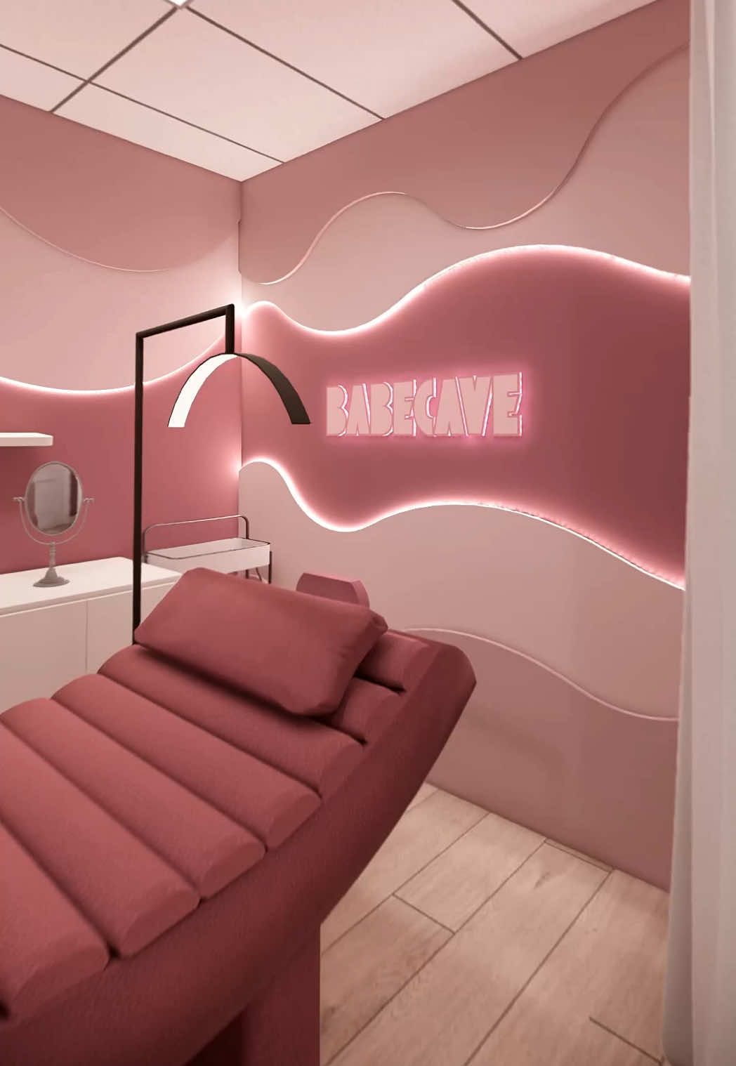 SO CHIC 💕💫✨Diseño para boutique & beauty salon en Ohio , usamos colores rosas e integramos detalles elegantes para crear un espacio muy instagrameable 📸 #interiordesign #remodelacion #interiorismo #diseñointerior #igers #inspo #diseñocomercial #diseñocomercial #decoracion #arquitetura #beautysalon #salóndebelleza #emprendedores #fyp #hair #lashes #spa #microblading #salonsuites 