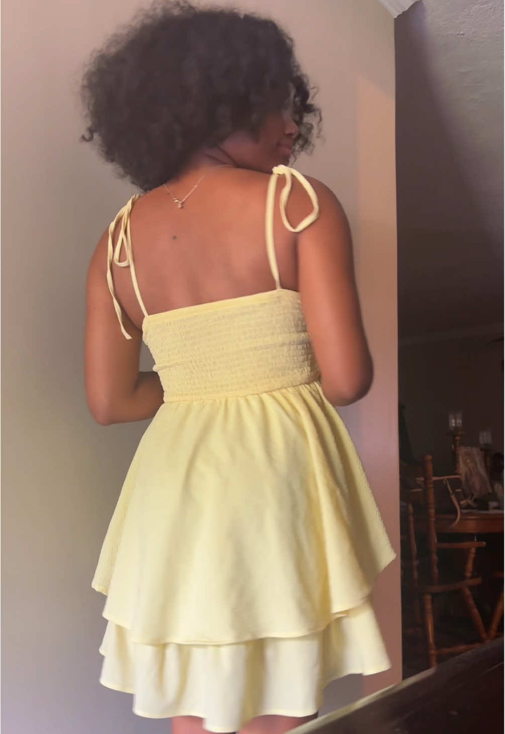 Fit check from today💛🫶🏽 #butteryellow #dresses #Summer #birthday #fitcheck #ootdinspo 