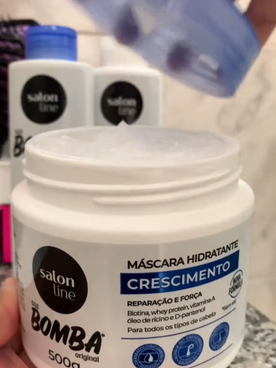 #sosbomba #salonline #crescimentocapilar #mascaradehidratacao #kitcapilar #cuidadoscomocabelo #escassez #promoção #hairgrowth #TikTokShopChegou 